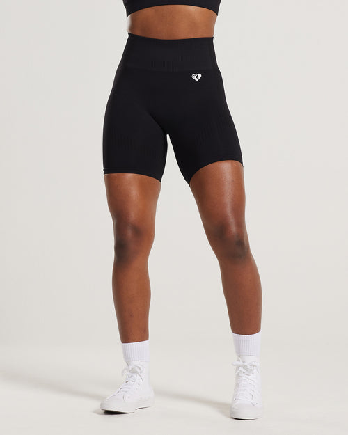 Power Seamless Cycling Shorts | Black