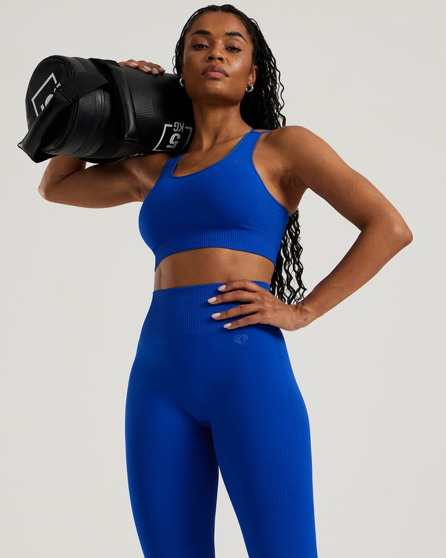 Electric Blue Sports Bra | Women's Best