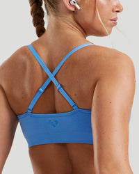 Define Scrunch Seamless Bralette | Sky Blue