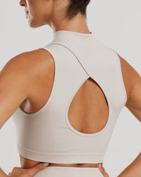 Motion Seamless 1/4 Zip Tank | Stone