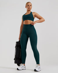 Motion Seamless Leggings | Dark Moss