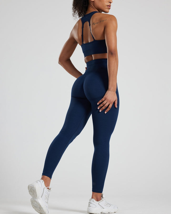 Blue Sports Leggings - Seamless Sapphire Blue | Women's Best