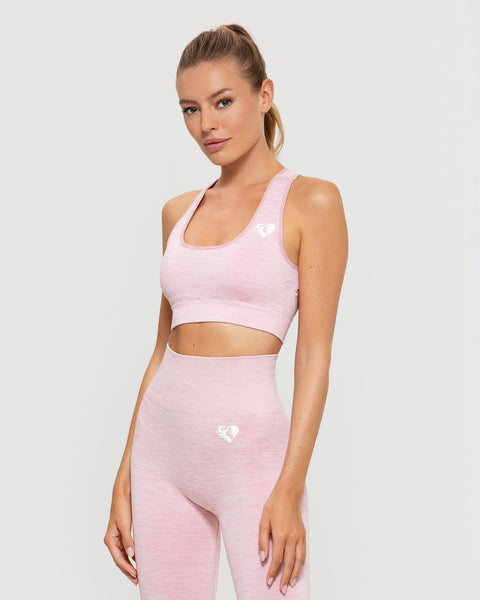 LAPP seamless sports bra co ord in pink