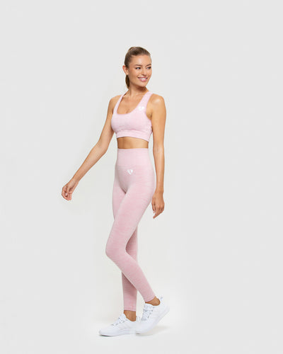 High Waisted Pink Pilates leggings, Leggings Shop UAE