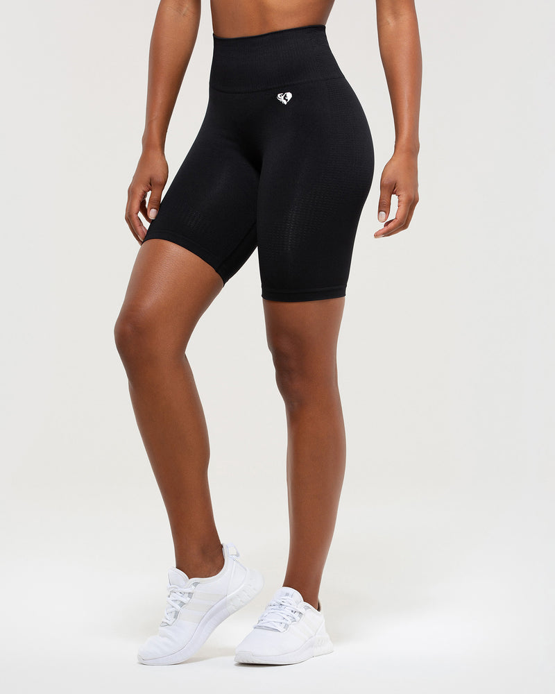 Seamless Women\'s Black Cycling Best Power | - Shorts
