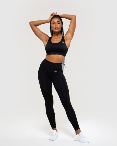 Nike Women's Sportswear Club Cropped Tight Fit Black Leggings