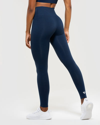 Power Gym Leggings - Navy Blue, Women's Leggings