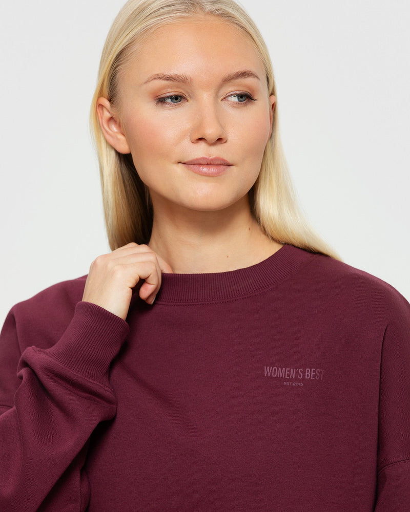 Comfort Oversized Crew Neck | Black