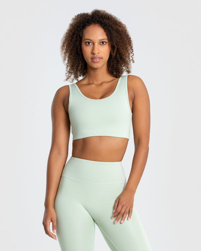 Essential Sports Bra | Tea Green