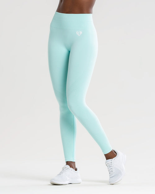 Buy GO COLORS Turquoise Womens Solid Leggings | Shoppers Stop