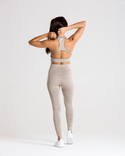 Kmart Active Womens Full Length Scrunch Seamfree leggings-Grey Marl Size:  10, Price History & Comparison