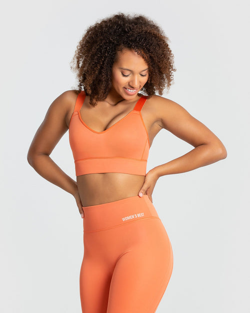 Sports Bras & Gym Bras - Orange - women - Shop your favorite brands