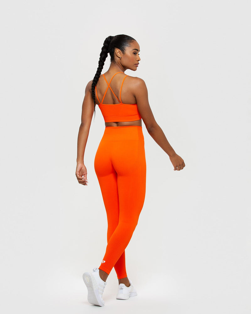 Women Ankle Length Leggings Colors Orange Free Size Free Shipping 