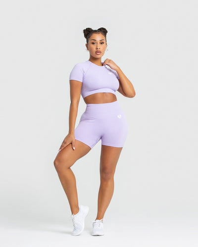 Power Seamless Shorts - Lilac